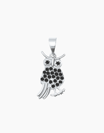 Load image into Gallery viewer, Owl necklace silver