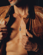 Load image into Gallery viewer, Razor necklace silver