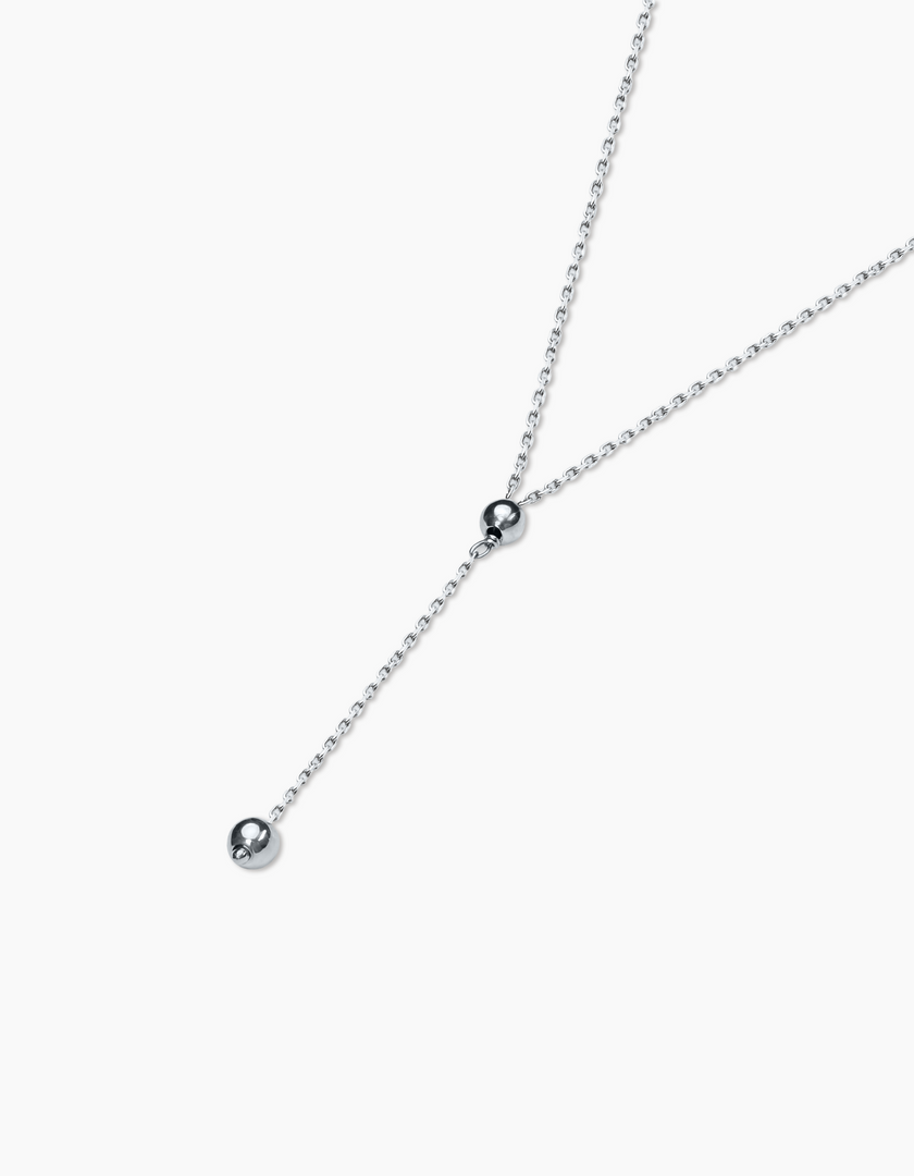 Twin pebbles necklace