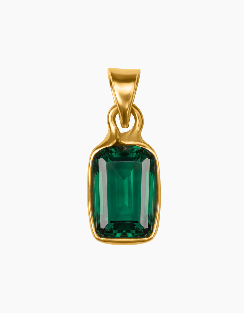 Emerald green pendant