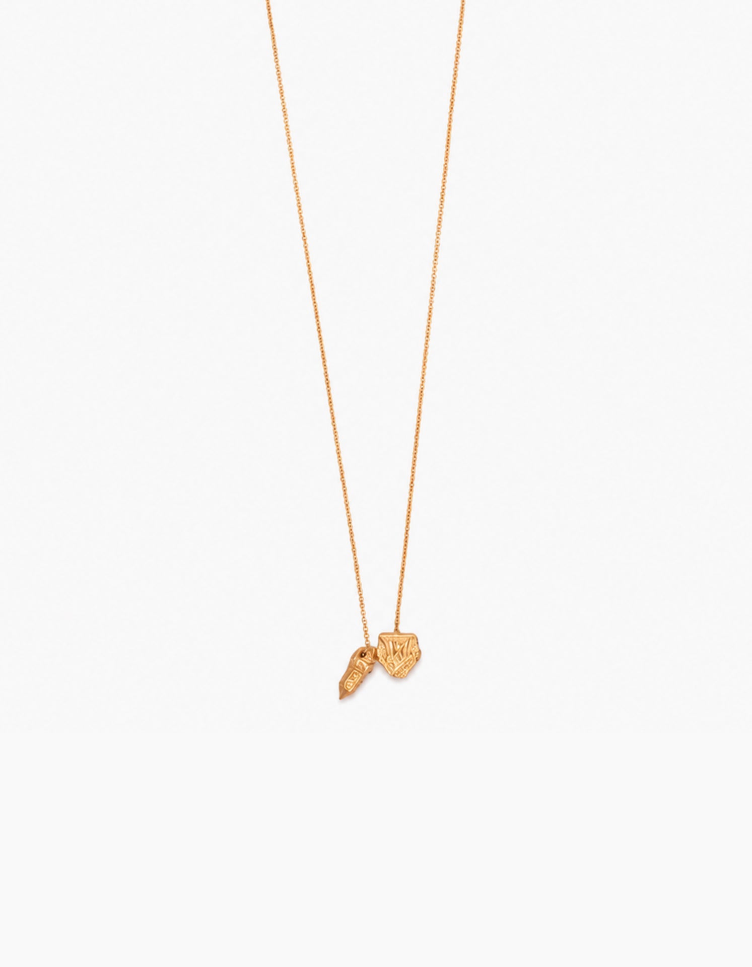 Pharaoh’s Legacy Double Amulet Necklace