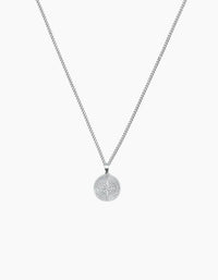 Silver Compass Necklace