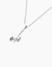 Silver Hammer Necklace ZJ jewellery  Silver Hammer Necklace
