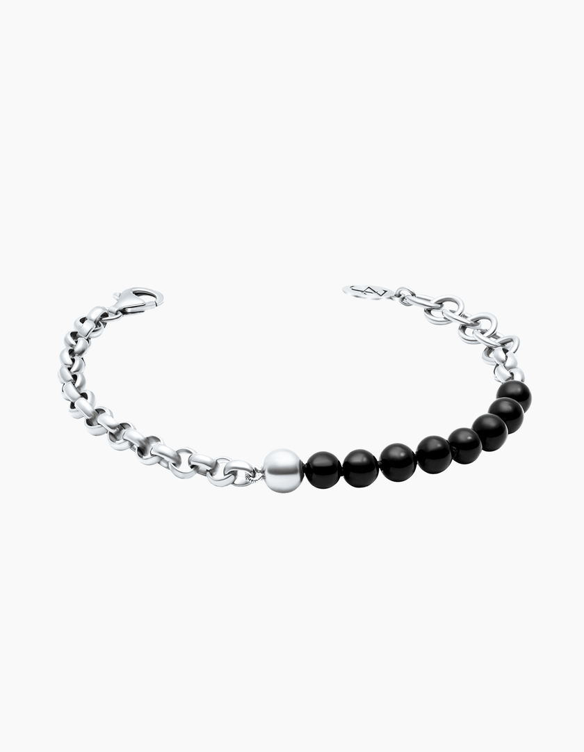 Half & Half Bracelet Silver