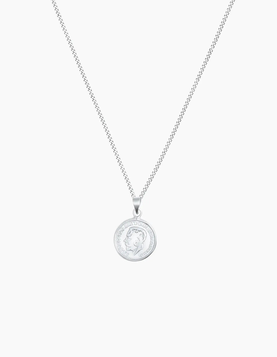Silver Coin Necklace
