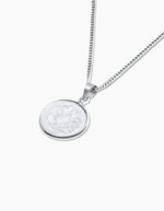 Load image into Gallery viewer, coin necklace silver