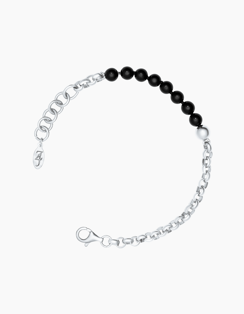 Half & Half Bracelet Silver