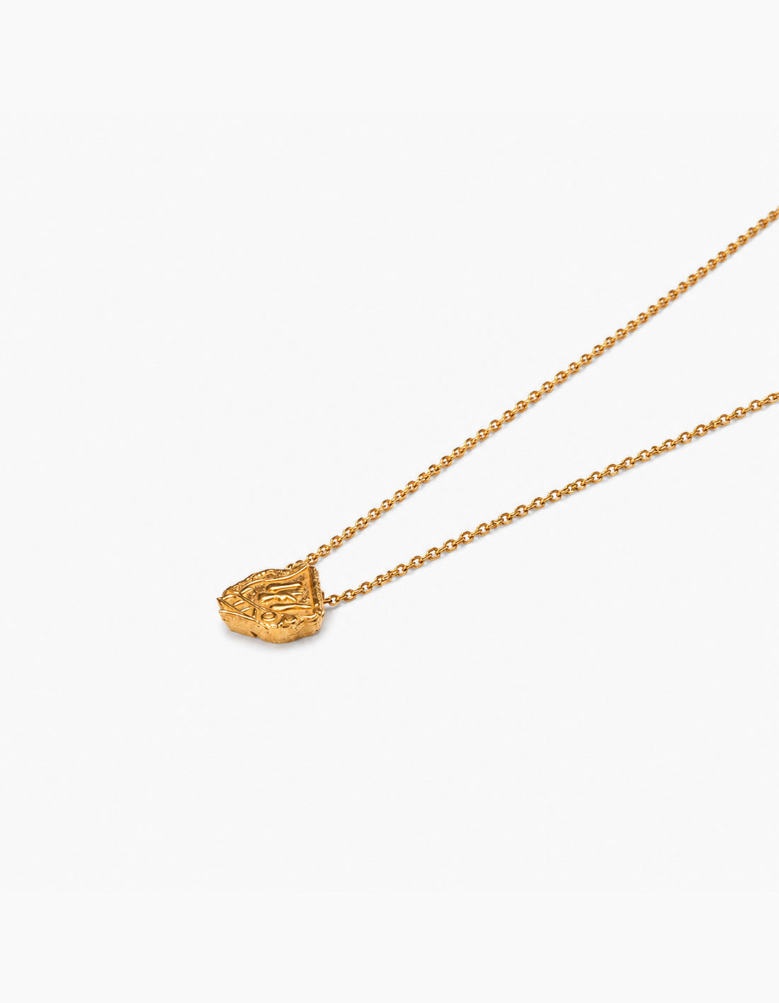 Heritage Crest Pendant Necklace