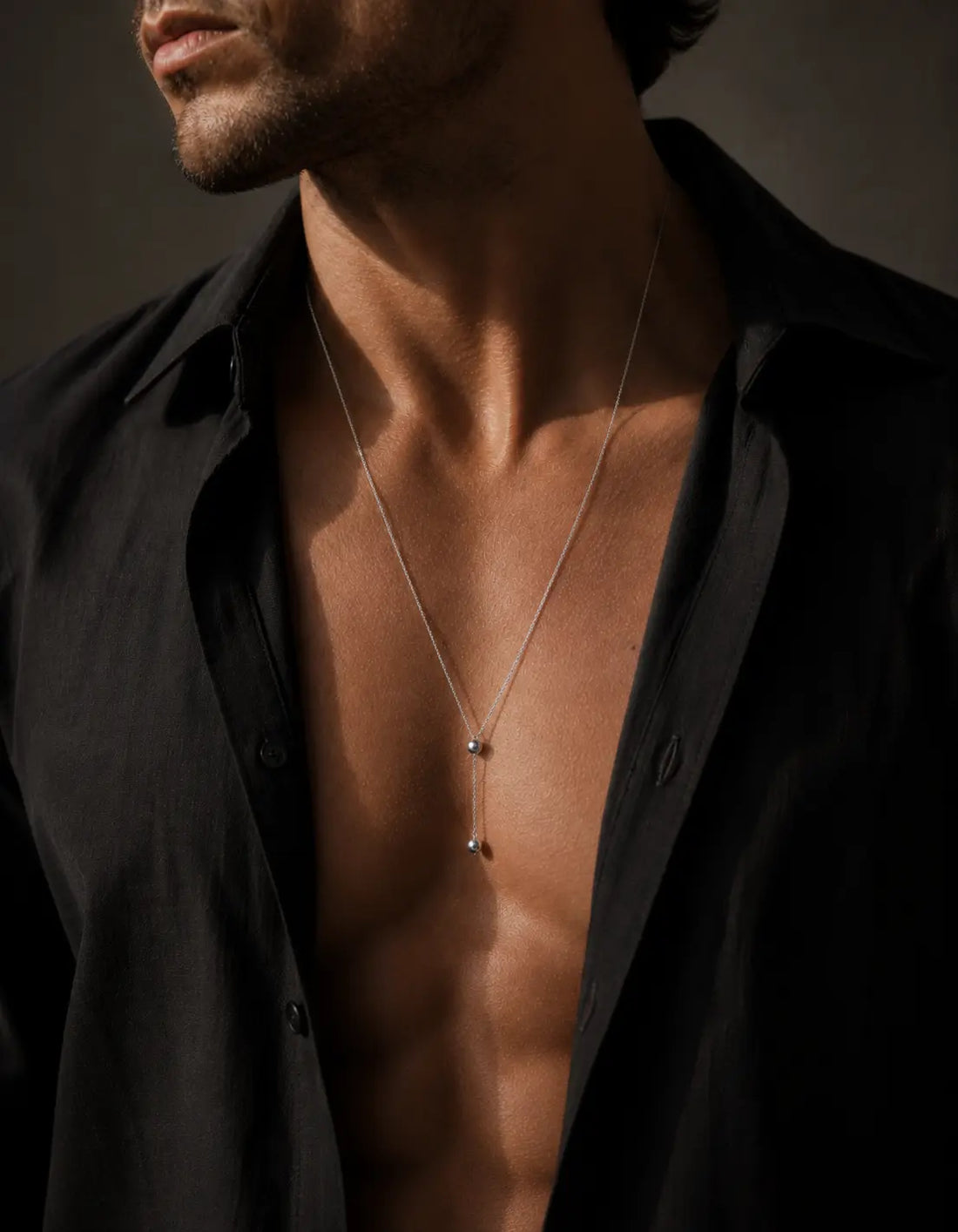 Twin Pebble Necklace