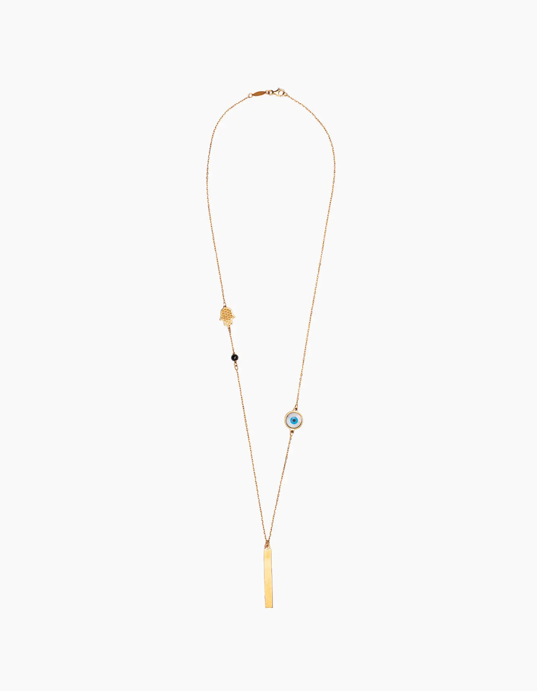 Gold-Plated Eye Necklace