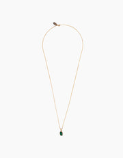 Emerald Green Gold-Plated Necklace ZJ jewellery  Emerald Green Gold-Plated Necklace