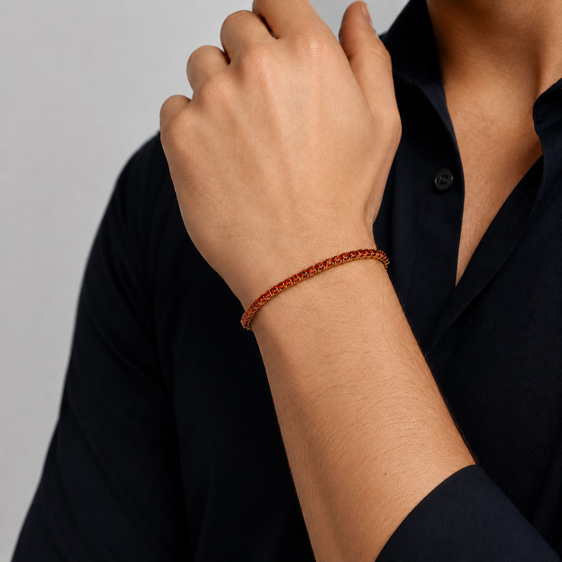 Ember Tennis Bracelet