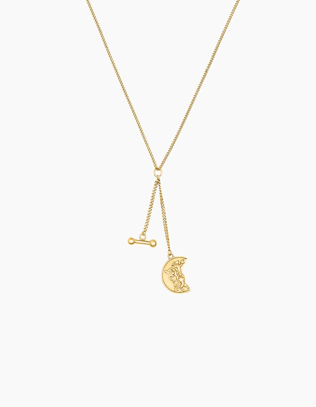 Gold Plated Roman Necklace
