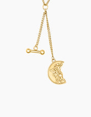 Gold Plated Roman Necklace ZJ jewellery  Gold Plated Roman Necklace