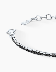 Tennis bracelet silver
