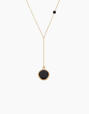Black and Gold Plated ZJ jewellery  Black and Gold Plated