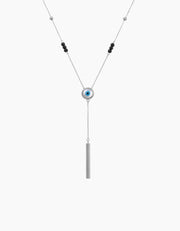 Silver Eye Nail Necklace ZJ jewellery  Silver Eye Nail Necklace