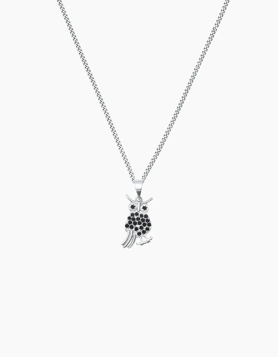 Silver Owl Necklace