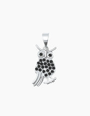 Owl necklace silver ZJ jewellery ZJ jewellery Owl necklace silver