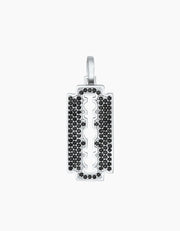 Silver Razor Necklace ZJ jewellery  Silver Razor Necklace