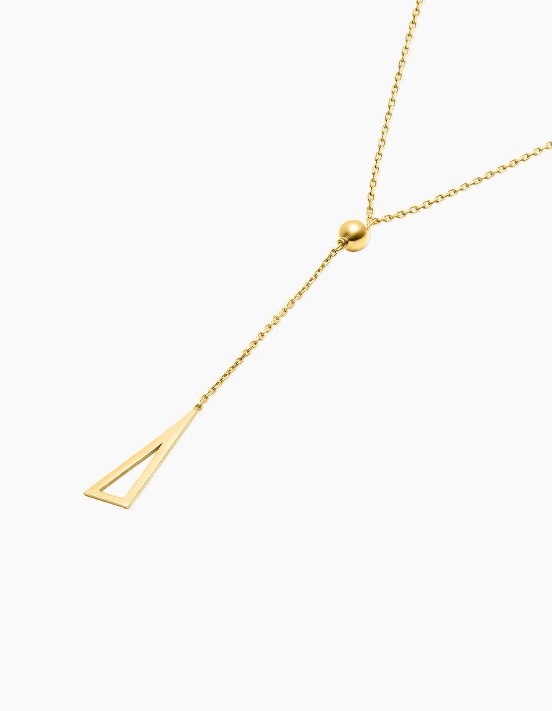 Triangle Necklace Gold Plated