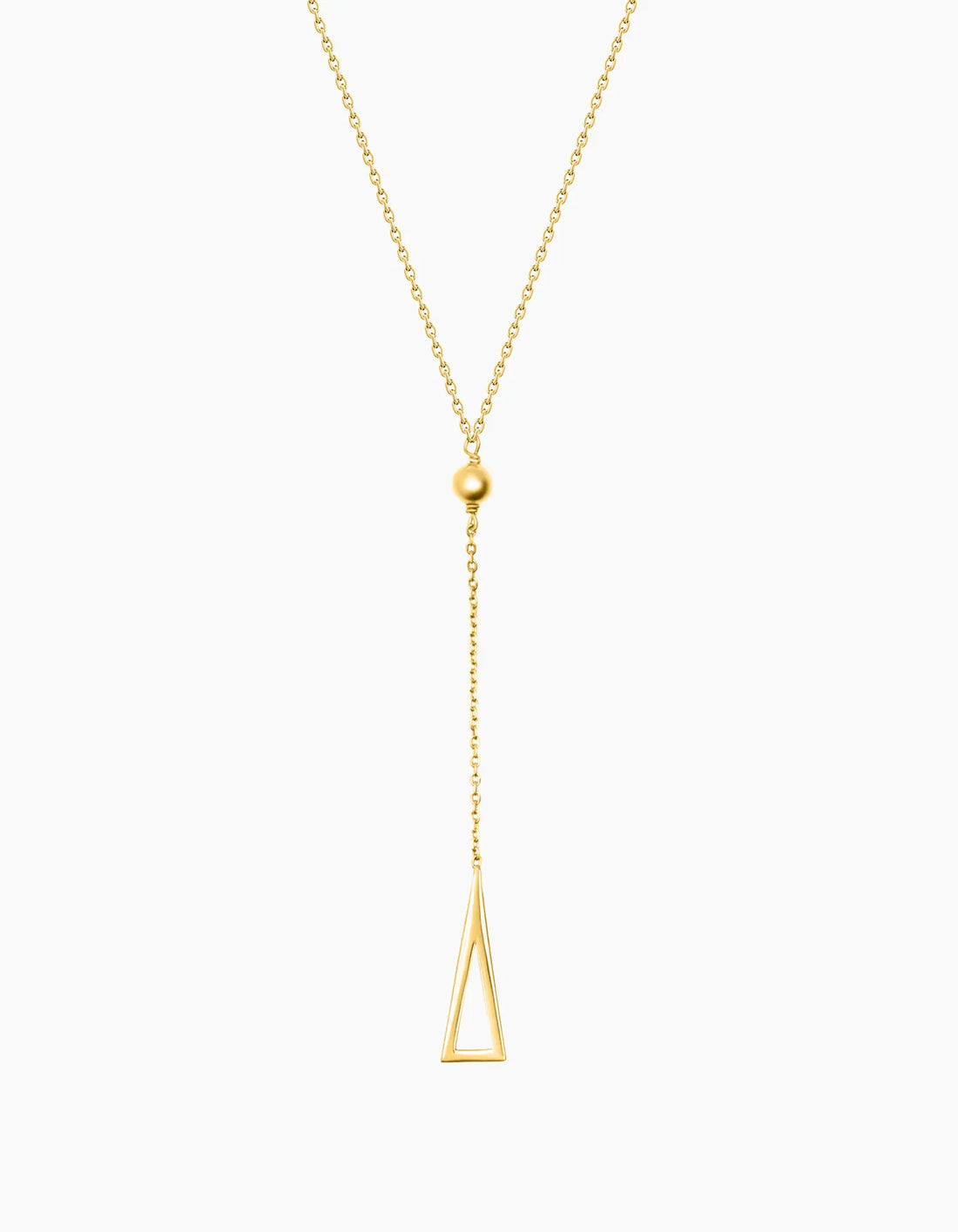 Triangle Necklace Gold Plated