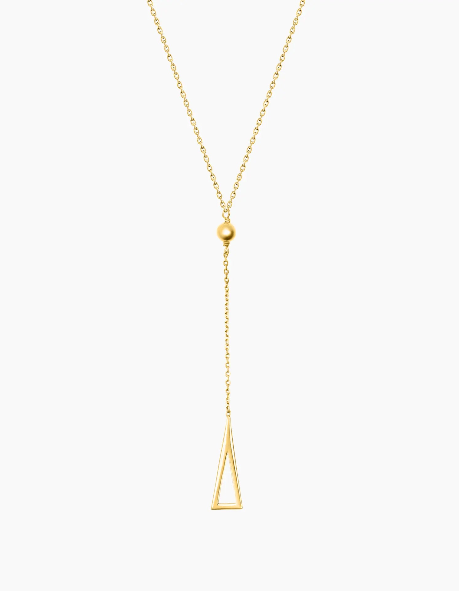 Triangle Necklace Gold Plated