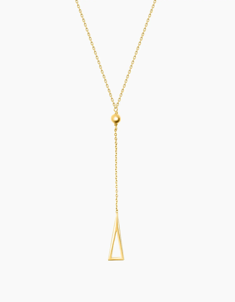 Triangle Necklace Gold Plated
