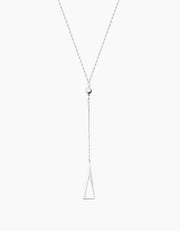 Triangle necklace silver ZJ jewellery  Triangle necklace silver