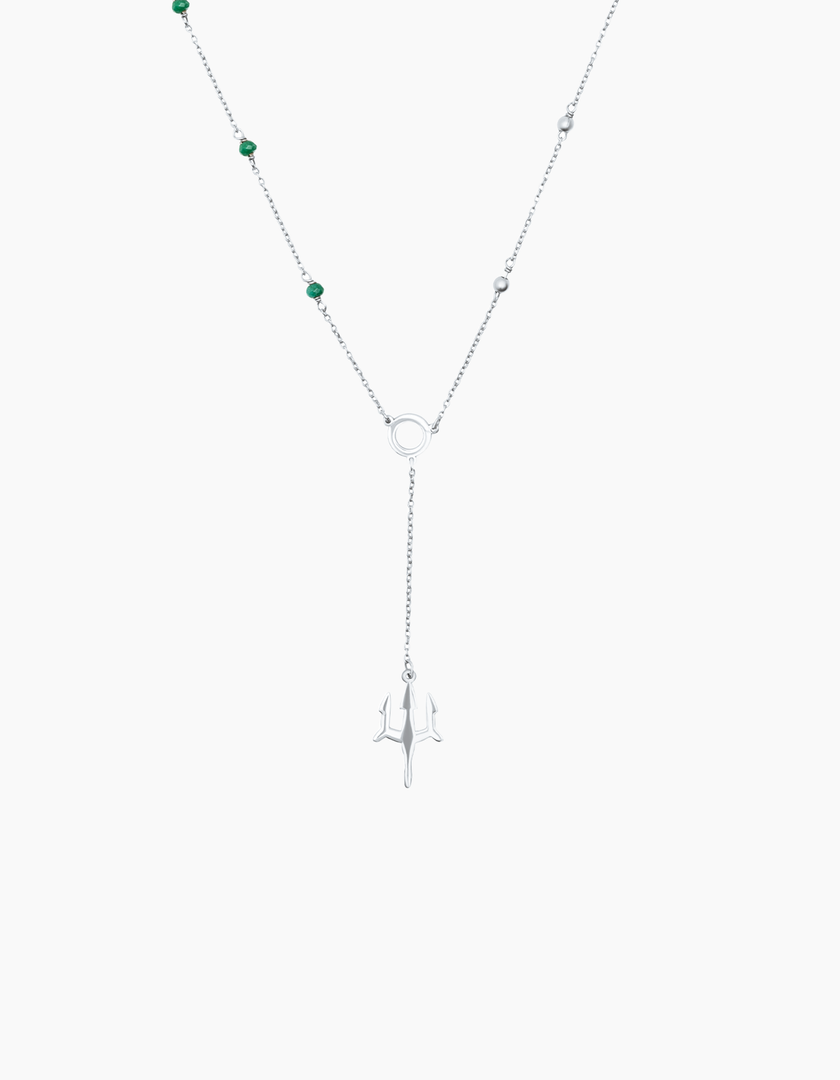 Poseidon necklace silver