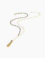 Load image into Gallery viewer, Half &amp; Half necklace gold plated