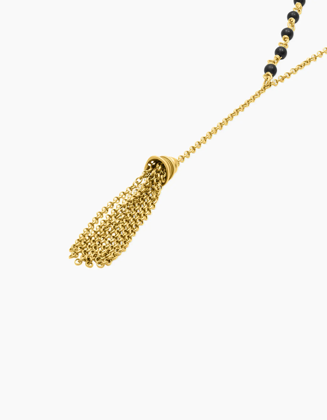 Half & Half Necklace Gold Plated