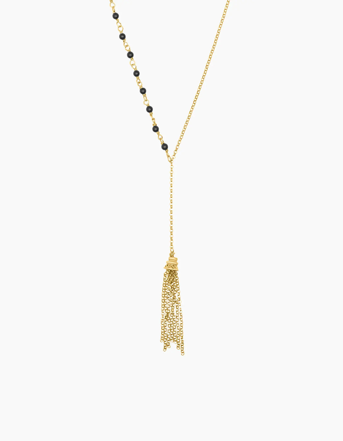 Half & Half Necklace Gold Plated