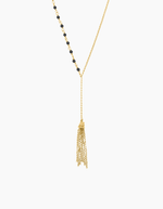Load image into Gallery viewer, Half &amp; Half necklace gold plated