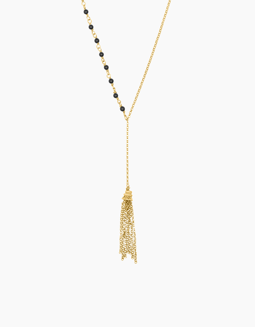 Half & Half necklace gold plated