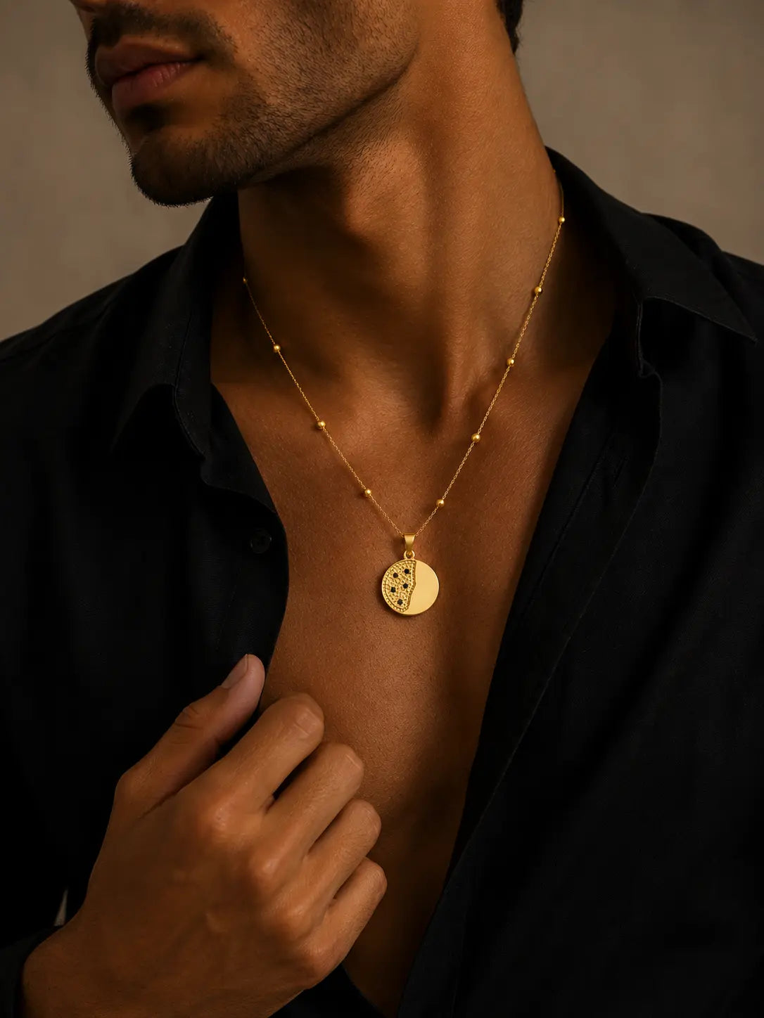 Round KTAGO Gold Plated