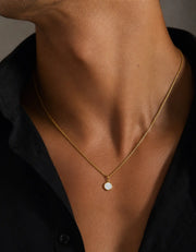 Round Ice Necklace ZJ jewellery  Round Ice Necklace