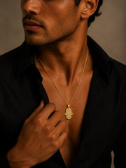 Kaf Necklace Gold Plated ZJ jewellery  Kaf Necklace Gold Plated