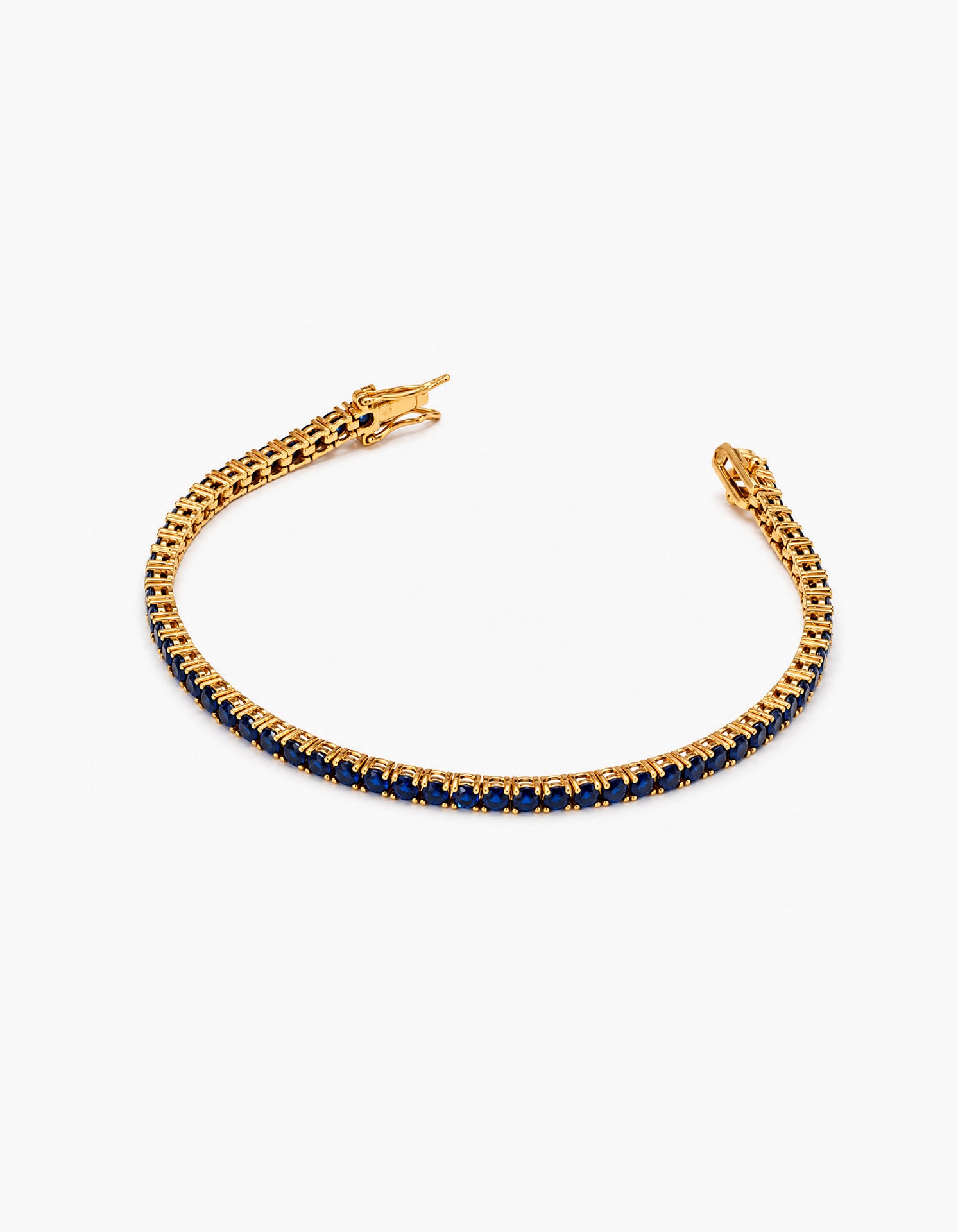 Sapphire Tide Tennis Bracelet