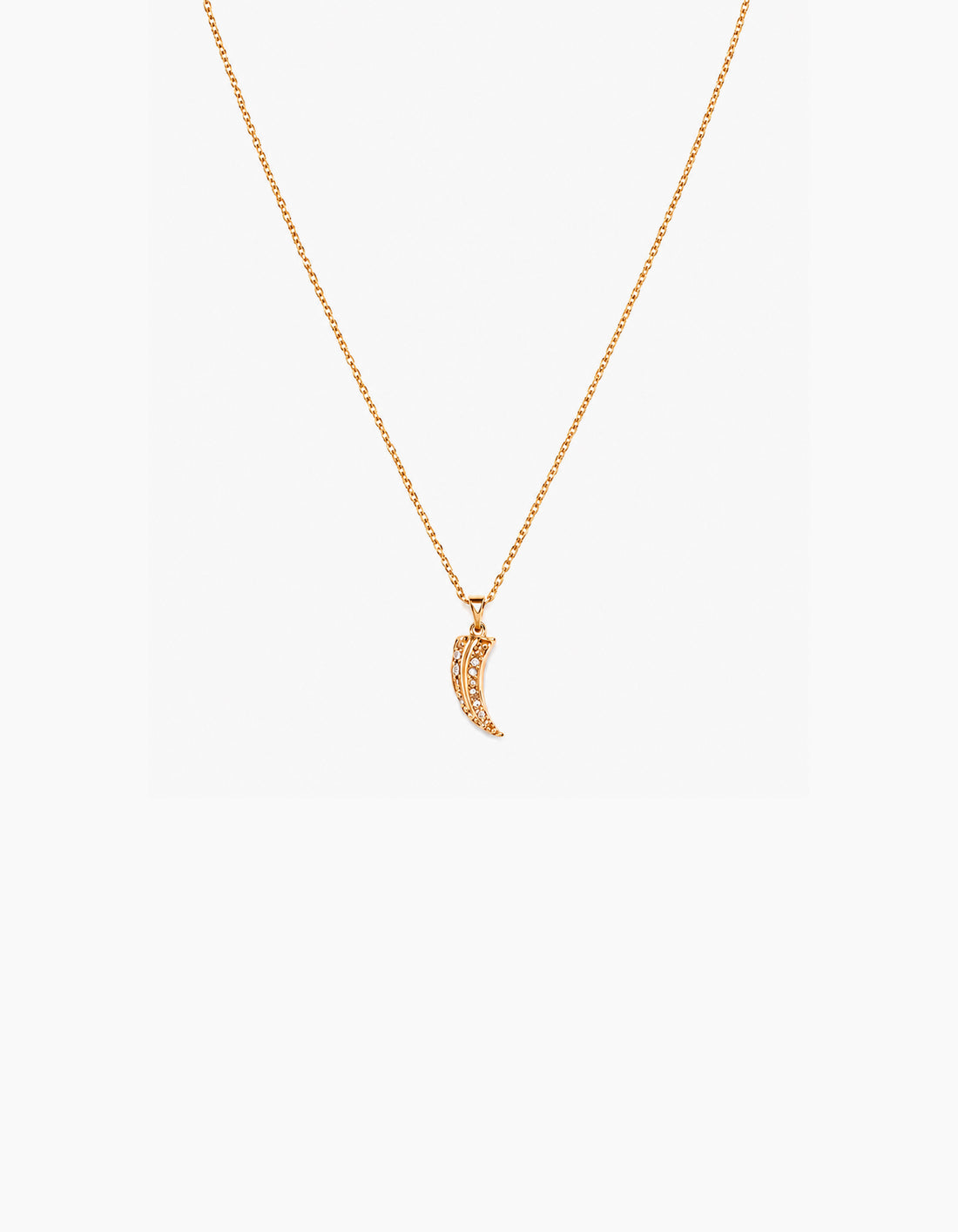Pavé Fang Necklace