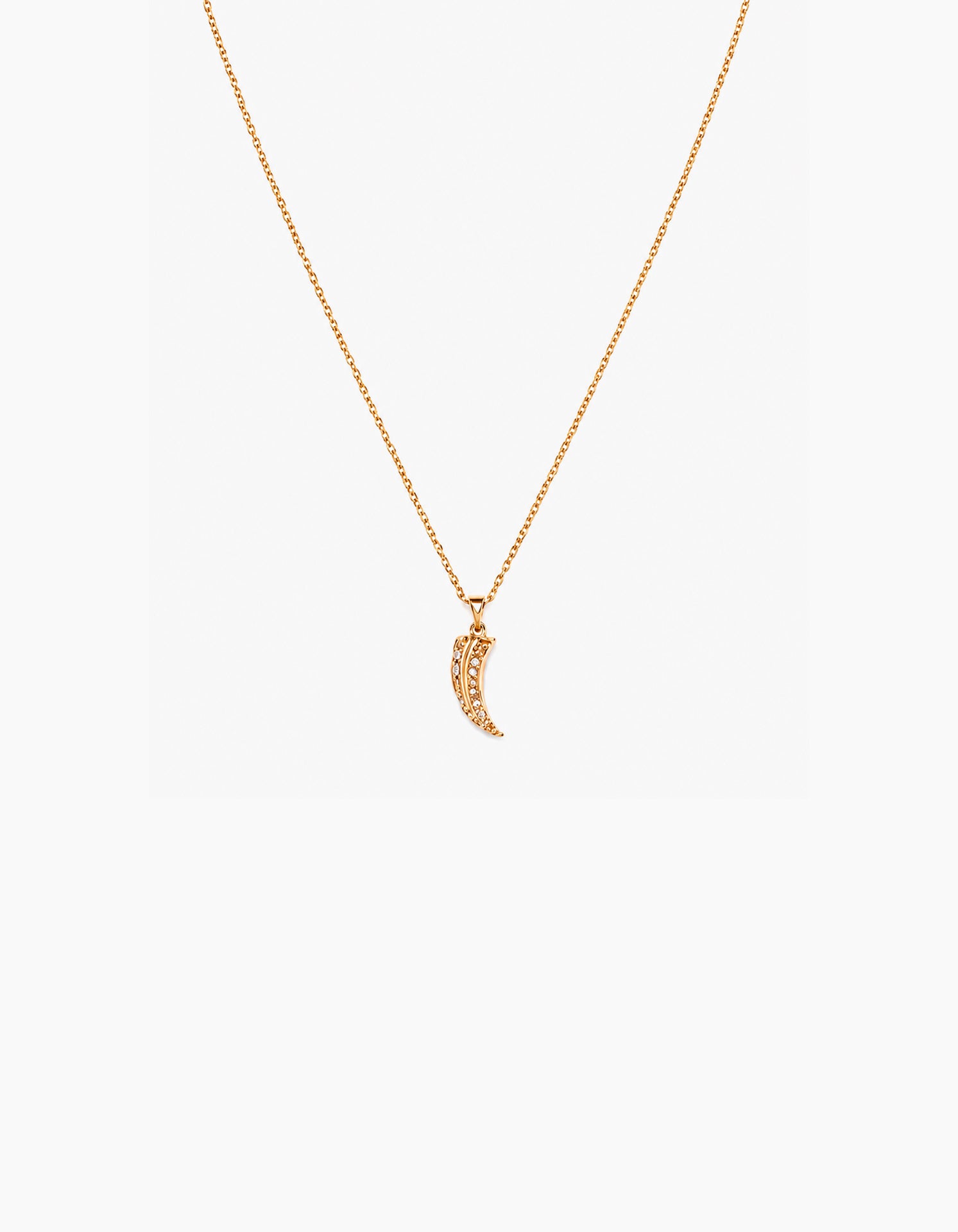 Pavé Fang Necklace