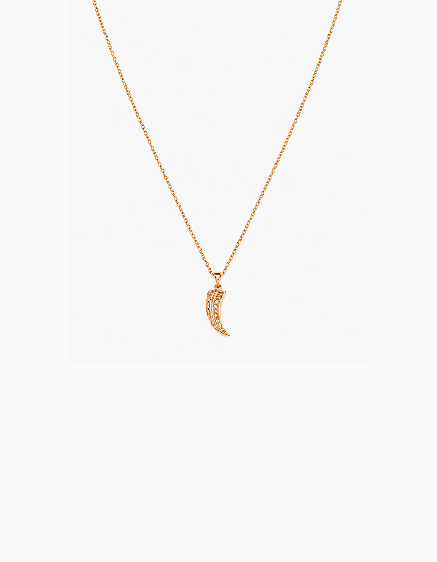 Pavé Fang Necklace