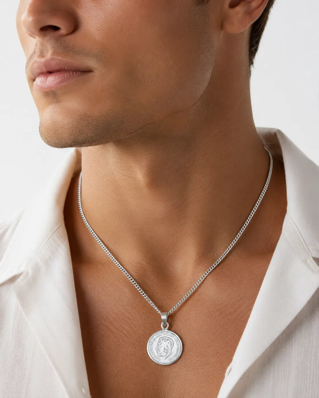 Silver Coin Necklace