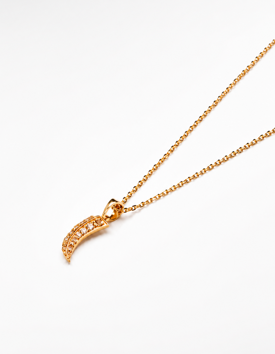 Pavé Fang Necklace
