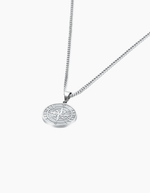 Load image into Gallery viewer, Compass necklace silver