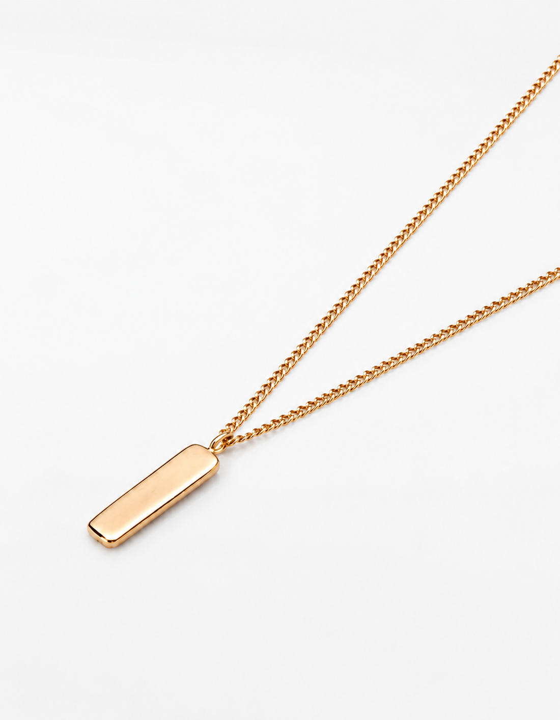 Axis Gold Bar Necklace
