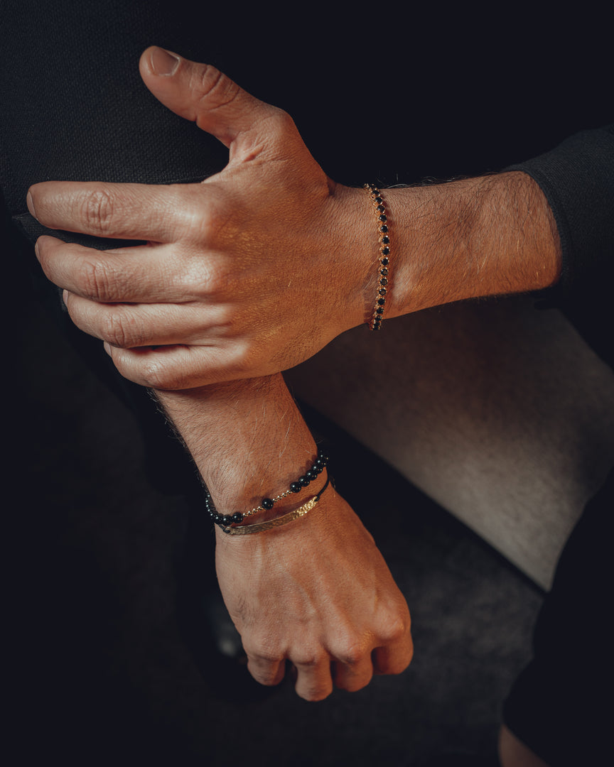 Crack bracelet silver