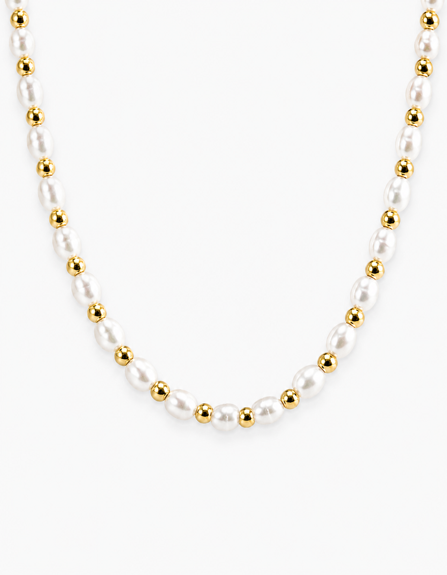 Solis Pearl & Gold Necklace