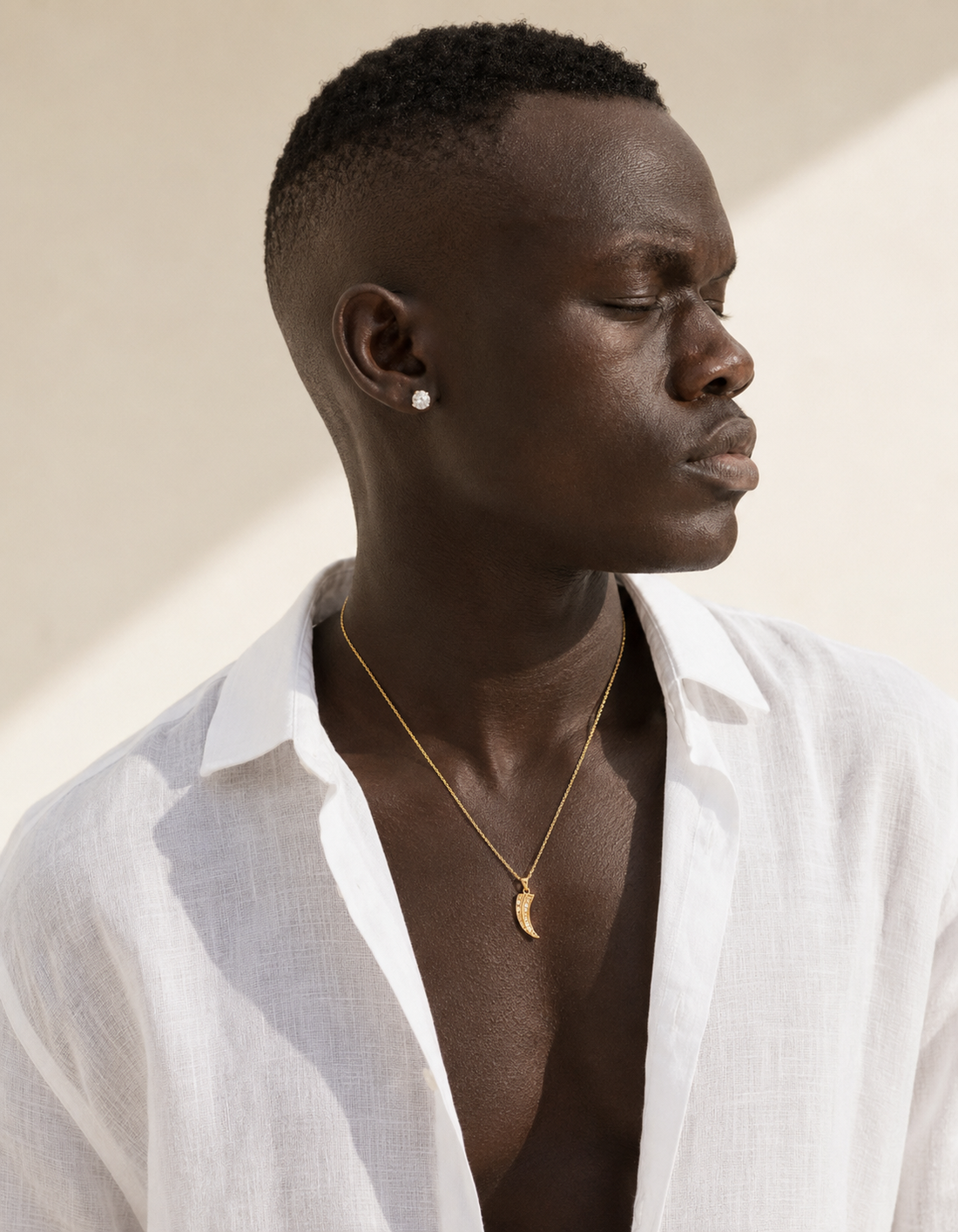 Pavé Fang Necklace